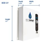 EcoSmart ECO 27 Tankless Water Heater, Electric, 27-kW – Quantity 1, 17 x 17 x 3.5