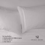 1500 Supreme Collection Extra Soft RV Short Queen Sheets Set, Silver – Luxury Bed Sheets Set with Deep Pocket Wrinkle Free Hypoallergenic Bedding, Over 40 Colors, RV Short Queen Size, Silver
