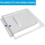 luxlead RV Screen Door Slider 12″ White Panel with Slide Stop Fit for RV, Trailer, Camper, Motor Home, Cargo Trailer