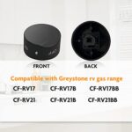 MOCIFI Rv Range Oven Knob Replacement Control Dial Knob Compatible with Greystone Rv Range Oven CF-RV17, CF-RV17B, CF-RV17BB, CF-RV21, CF-RV21B, CF-RV21BB (5pcs)