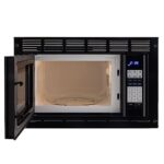 RecPro RV Microwave | .9 cubic ft Black Microwave with Trim Kit | 900 Watt (RPM-5-BLK) | Direct Replacement for Greystone