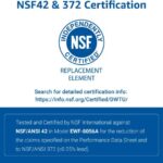 Waterspecialist RV Inline Water Filter, NSF Certified, Reduces Chlorine, Bad Taste and Odor, Rust, Corrosion, Sediments, and Turbidity, Dedicated for RVs, 1 Pack Water Filter with Hose Protector