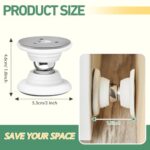 Yaocom 4 Pcs RV Door Holder Magnetic RV Door Baggage Camper Catch Latch RV Door Stopper for RV, Camper, Trailer, Motor Home (White)