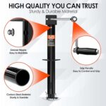 YOMILINK 5000 lbs A-Frame Trailer Jack, 15″ Lift, Adjustable 5-Level Drop Leg, 5K Jack for RV Trailer Boat