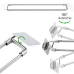 Yaocom 4 Pcs RV Refrigerator Bars 12.44″-22.63″ Adjustable Stainless Steel RV Fridge Tension Rods RV Refrigerator Accessories Extendable Food and Drink Stabilizers Prevent Messy Spills During Travel