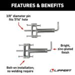 Lippert 308287 Quick Release Pull Pin for Fifth Wheel Landing Gear,Silver