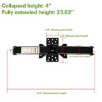 WEIZE Camper RV Trailer Stabilizer Leveling Scissor Jacks with Handle -24″- 9000lbs – Set of 2