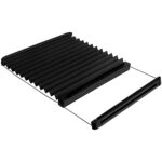 RV Thin Pleated Shade Replacement Compatible with Lippert Prepped Entry Doors/Thin Shade Ready Lippert Entry Door,12” x 21” RV Window blinds for Camper Travel Trailers