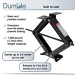 Dumble RV Stabilizer Jacks 2pk Set – 7500lb Adjustable Travel Trailer Scissor Jack Stabilizer Stands for RV and Camper
