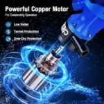 CrestWave RV Macerator Pump 12V, 12GPM Self-Priming Macerator Pump for RV, RV Portable Pump for Sewage, Suction 3.2FT Lift 10FT, Durabl Copper Motor of 144W, All-in-One Rv Macerator Pump kit