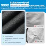 Nukugula RV Tire Covers Set of 2 – Fully 900D Solution-Dyed 100% Waterproof Wheel Covers – Windproof Tire Protectors for RV SUV Jeeps Cars Campers Trucks, Fit 29-31.75 Inch Tire Diameter