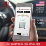 Beech Lane Wireless RV Leveling System, Made in the USA, User-Friendly Phone App With Real-Time Precise Leveling Measurements, Advanced Bluetooth Camper Leveler, Included AA Batteries, Patent Pending