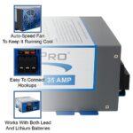 RecPro RV Converter 35 Amp | Multiple Capacities | RV Power Converter | RV Battery Charger | 120VAC to 12VDC | 13V to 16.5V Operating Range