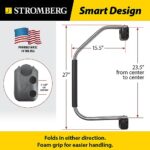 Stromberg Carlson AM-615 Lend A Hand Assist Rail – RV & Trailer Accessories/Wall Mount Handrail, Bright Dipped Finish, Ideal for RVs, Trailers, & More – Enhance Safety & Accessibility, 27″L x 15.5″D
