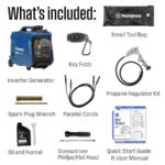 Westinghouse 4000 Peak Watt Super Quiet Dual Fuel Portable Inverter Generator, Remote Electric Start, Gas & Propane Powered, RV Ready, CO Sensor, Parallel Capable