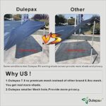 Dulepax RV Awning Shade Screen with Zipper 8’X18’3” -Second Generation RV Awning Screen Significantly Improves Shadew and Privacy.Universal RV Awning Sun Shade Screen with Complete Kits