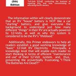 Understanding Your RV’s “BATTERY POWER”: 12-Volt Electricity