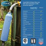 Camco TastePURE Camper/RV Water Filter | Inline Water Filter Reduces Bad Taste, Odor, Chlorine & Sediment | Ideal for RVs, Campers, Travel Trailers, Boats | Made in the USA | 2-Pack (40045)