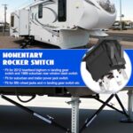 30 Amp DPDT Momentary Switch, On-Off-Momentary On Rocker Switch 6 Pin for Many Fifth Wheel Jacks and RV Landing Gear Switch