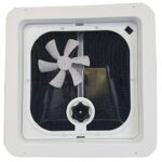 Ventline RV Roof Vent Smoke w/ 12 Volt Fan, Putty & Screws