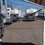 Tentproinc RV Awning Side Shade 9’X7′ – Black Mesh Screen Sunshade Complete Kits Camping Trailer Canopy UV Sun Blocker – 3 Year Warranty